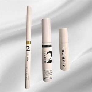 Morphe Wink & Wow Mascara , Gold Gel Eyeliner and Lash Primer Set